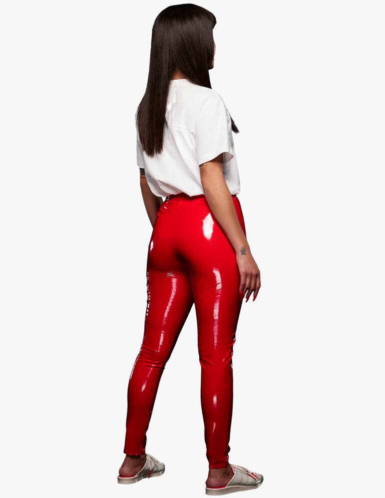 rinascente Adidas Originals Pantaloni in latex Ivy Park - rosso