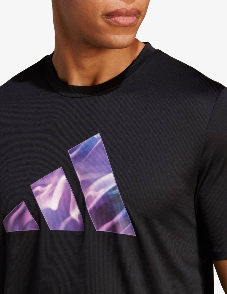 rinascente Adidas Performance Tech aero big logo t-shirt 