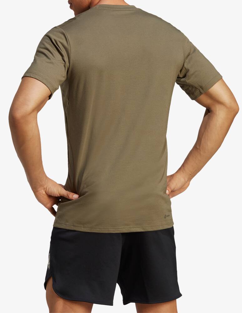 rinascente Adidas Performance Tech aero big logo camo t-shirt 