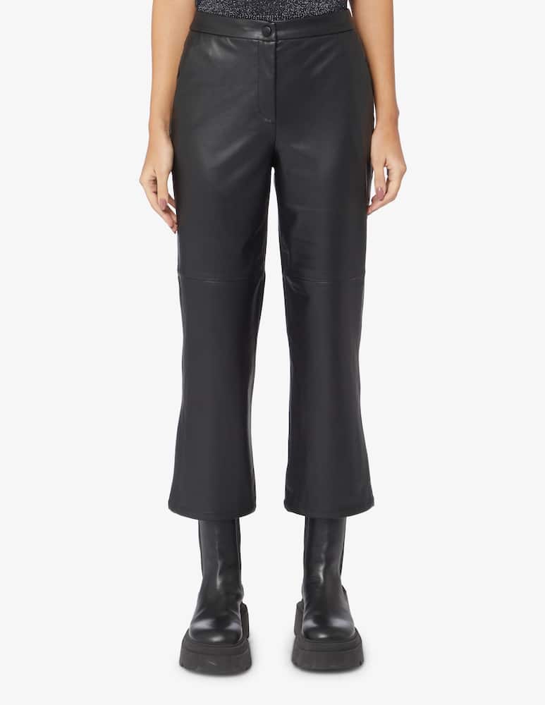 rinascente ESPRIT Cropped faux leather pants