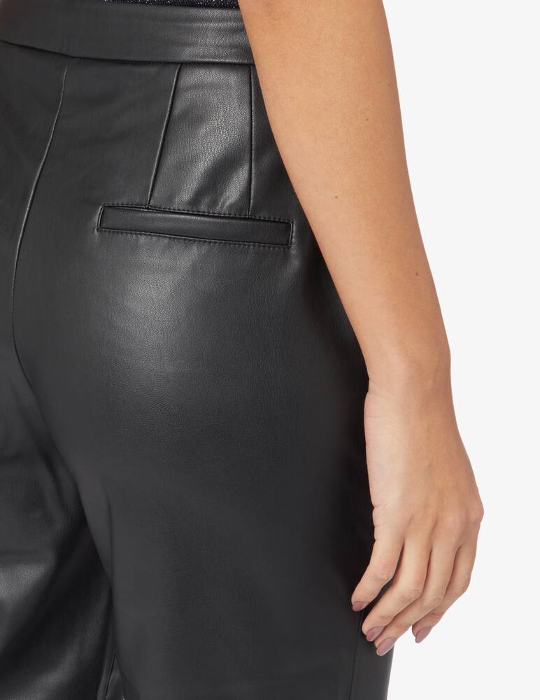 rinascente ESPRIT Cropped faux leather pants