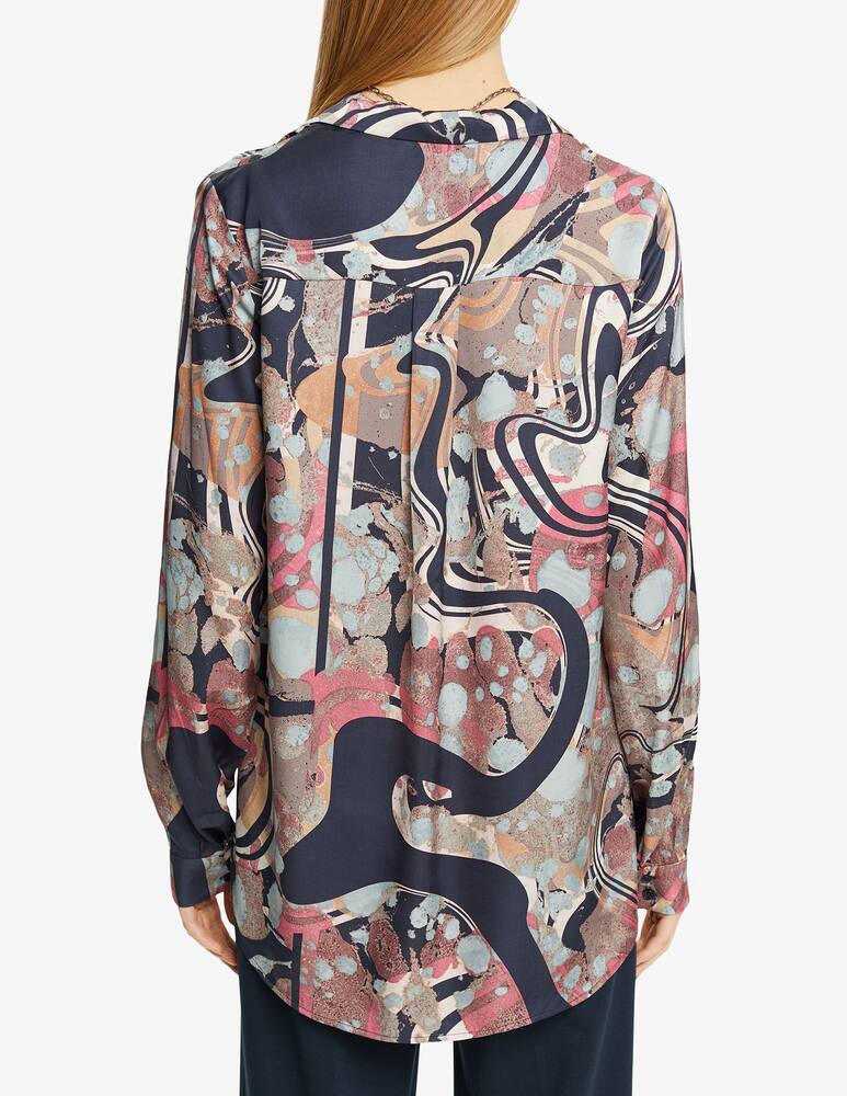 rinascente ESPRIT Patterned satin blouse