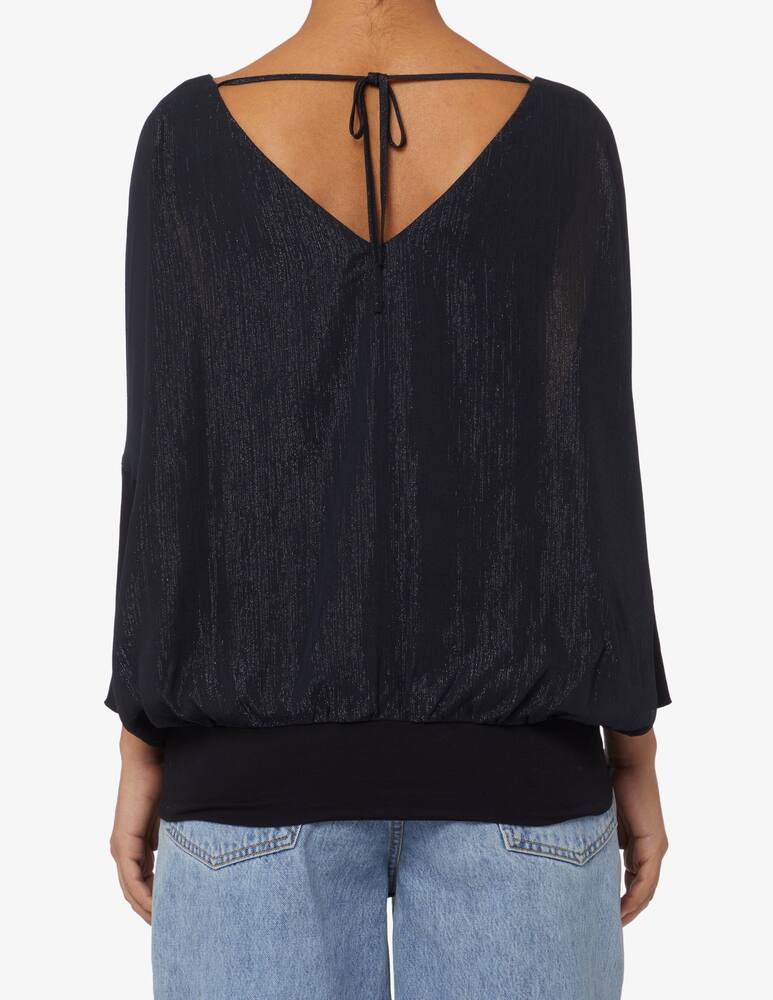 rinascente ESPRIT Metallic chiffon blouse