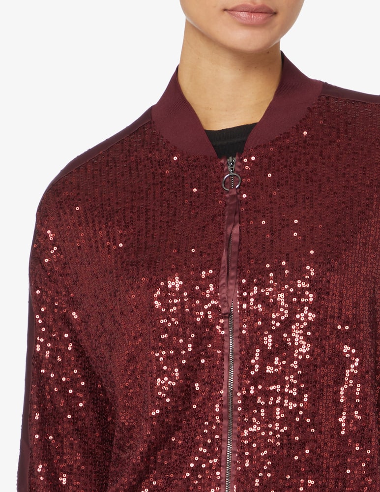 rinascente ESPRIT Bomber con applicazione di paillettes