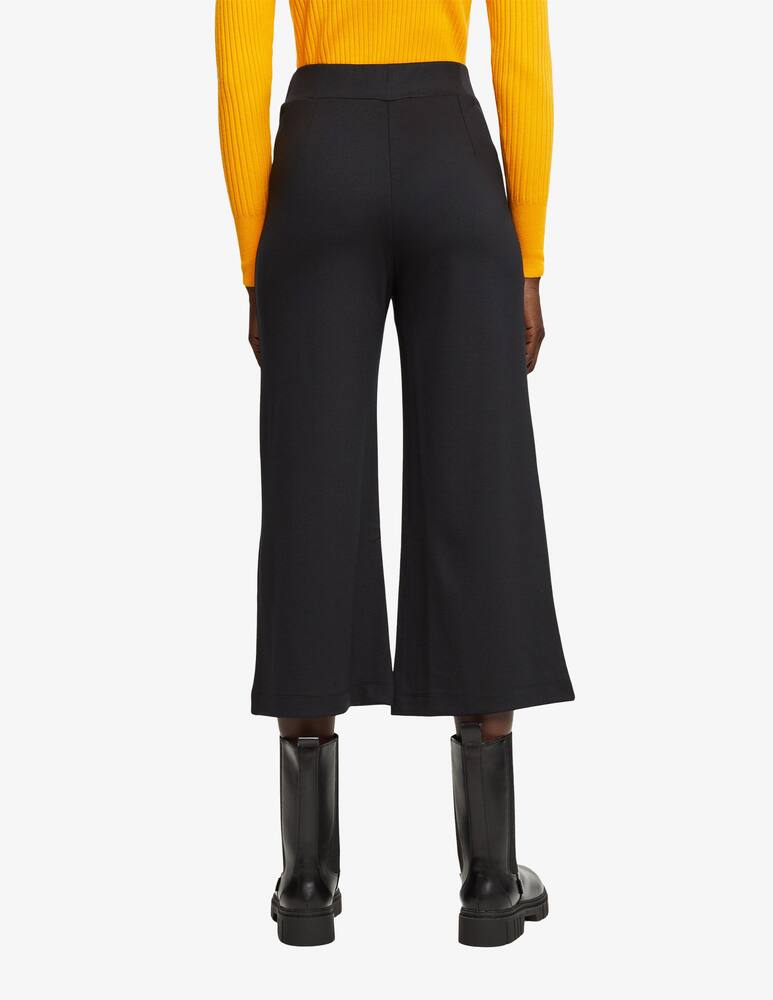 rinascente ESPRIT Pantaloni culotte a vita alta in jersey - Nero
