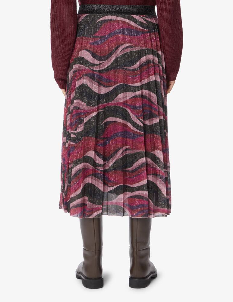 rinascente ESPRIT Gonna midi plissettata con fantasia glitter