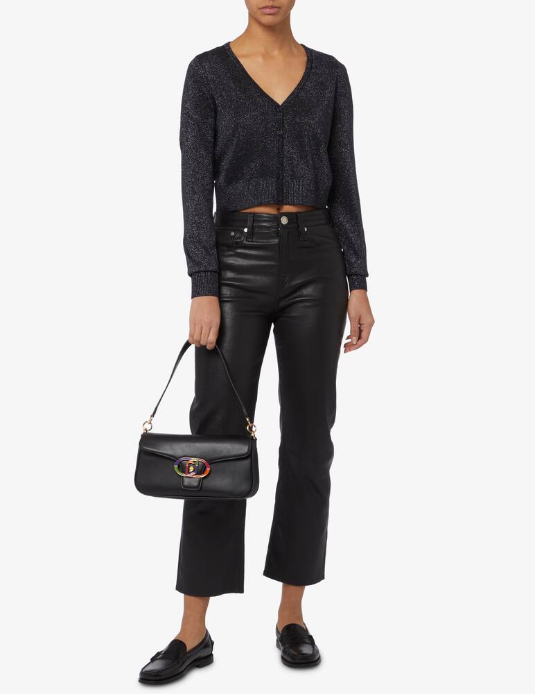 rinascente ESPRIT Short V-neck cardigan with glitter effect