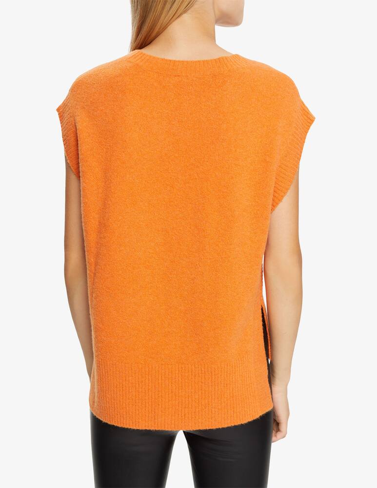 rinascente ESPRIT Gilet in misto lana - Arancione