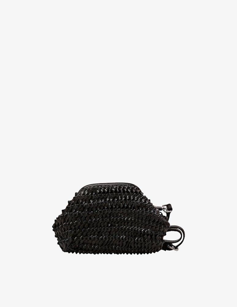 rinascente ESPRIT Python leather shoulder bag