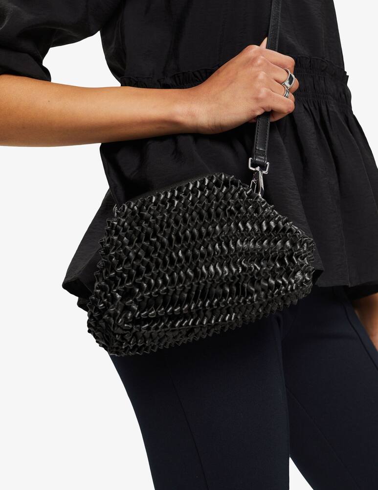 rinascente ESPRIT Python leather shoulder bag