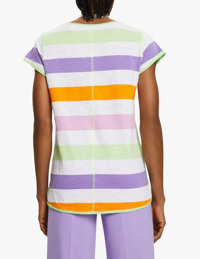 rinascente ESPRIT T-shirt a righe - Viola