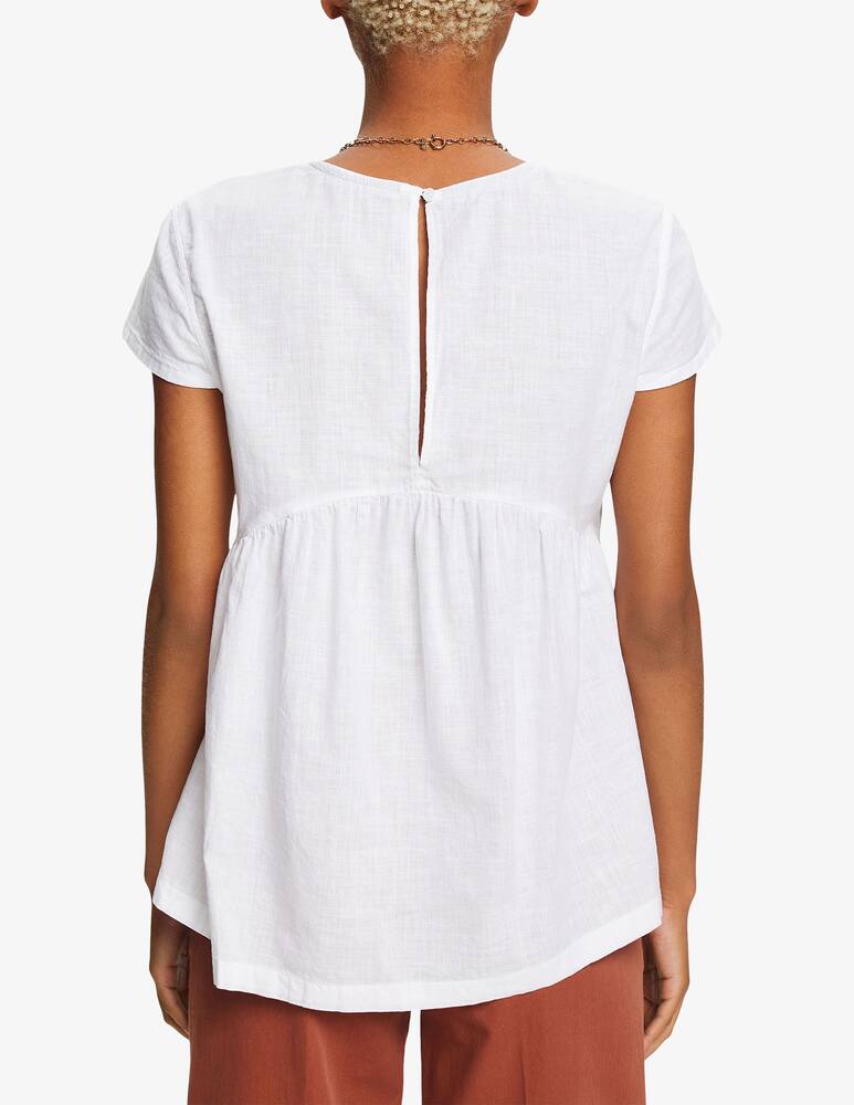rinascente ESPRIT Blusa in cotone con maniche corte