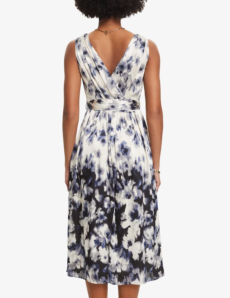 rinascente ESPRIT Crinkle satin dress