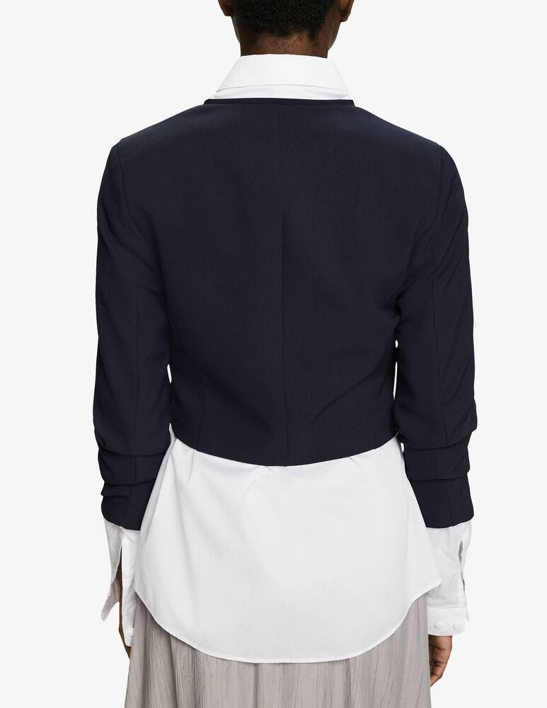 ESPRIT Cropped blazer with ruffled sleeves - picture 2 ESPRIT Cropped blazer with ruffled sleeves - picture 2