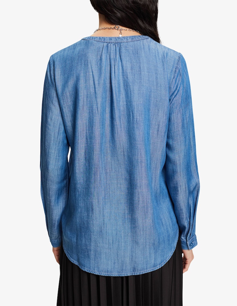rinascente ESPRIT Faux denim blouse