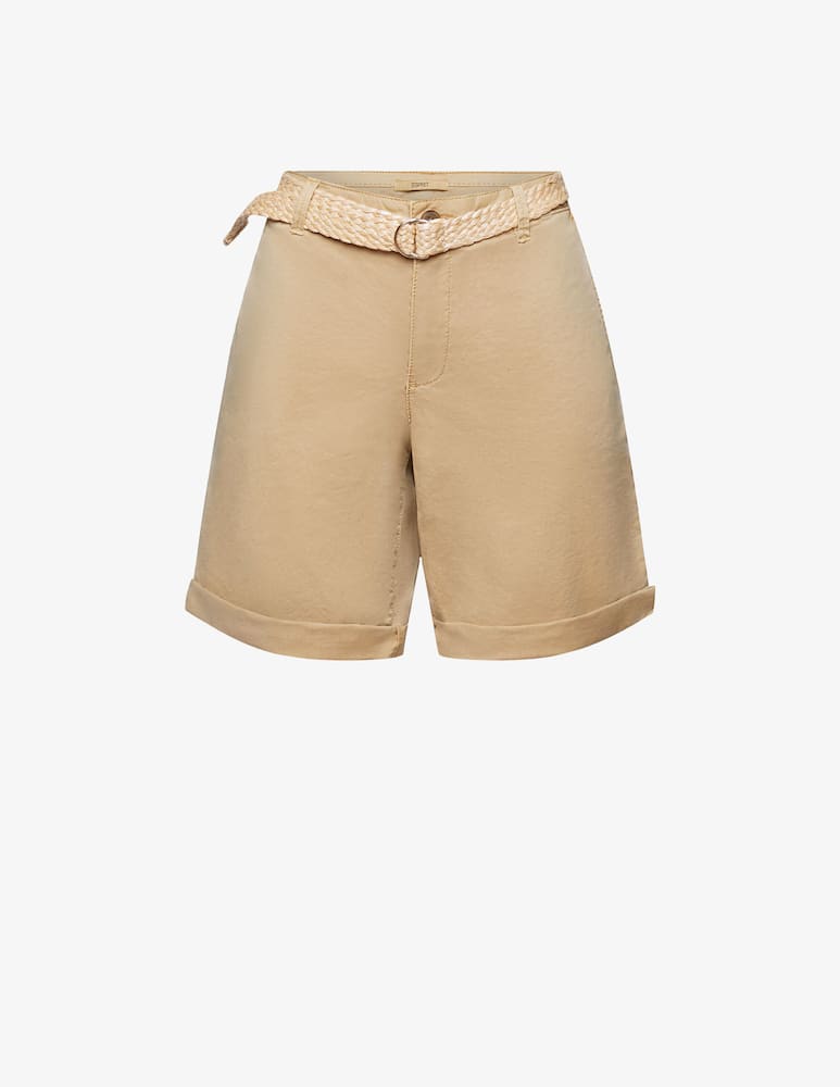 ESPRIT Pantaloni corti con cintura intrecciata - immagine 4 ESPRIT Pantaloni corti con cintura intrecciata - immagine 4