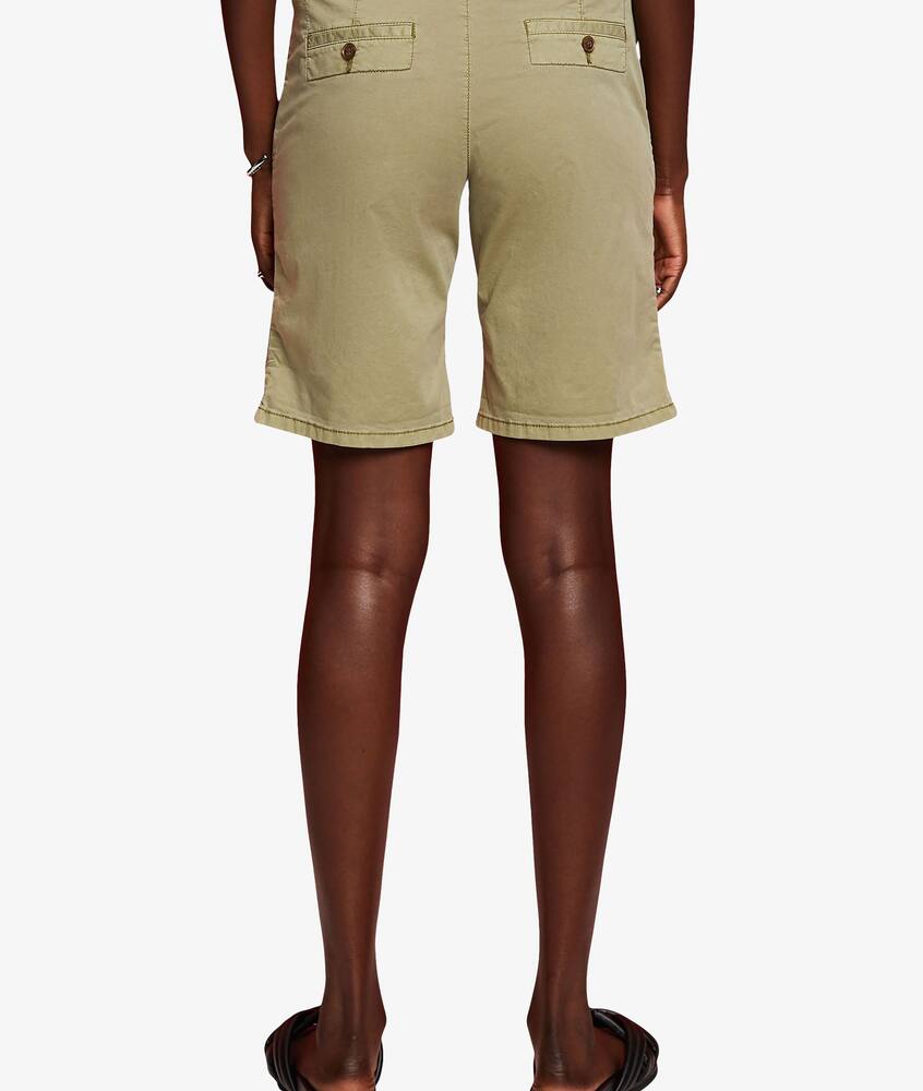 ESPRIT Shorts con cintura intrecciata in rafia - immagine 2