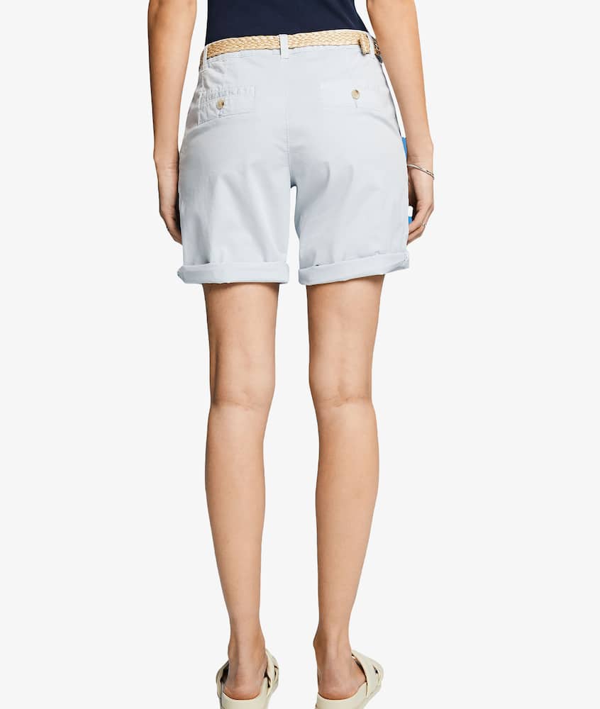 ESPRIT Shorts con cintura intrecciata in rafia - immagine 2 ESPRIT Shorts con cintura intrecciata in rafia - immagine 2