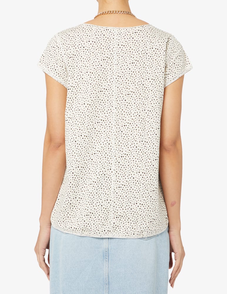 ESPRIT Cotton t-shirt - Beige - picture 3 ESPRIT Cotton t-shirt - Beige - picture 3