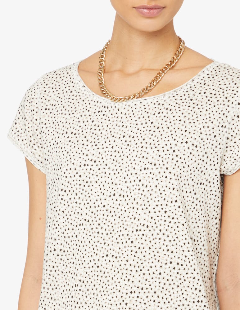 ESPRIT Cotton t-shirt - Beige - picture 4 ESPRIT Cotton t-shirt - Beige - picture 4
