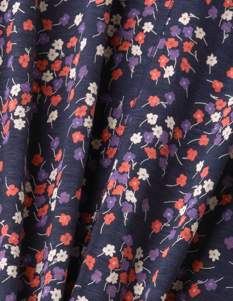 rinascente ESPRIT T-shirt senza maniche con motivo floreale allover - Arancione