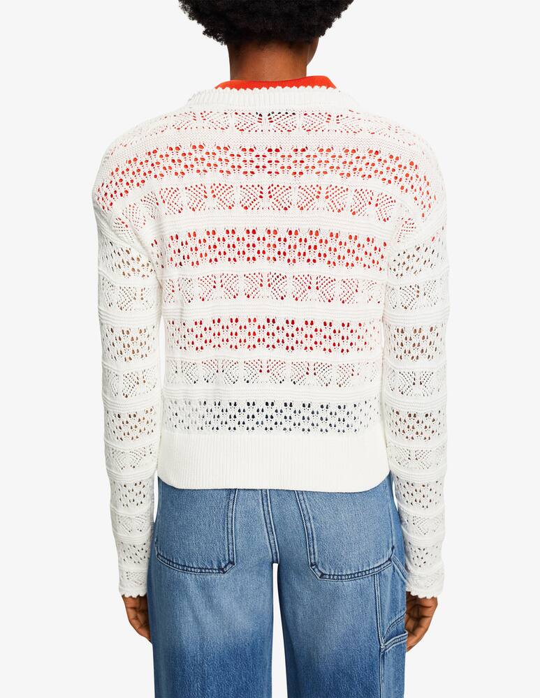 rinascente ESPRIT Structured sustainable cotton pullover