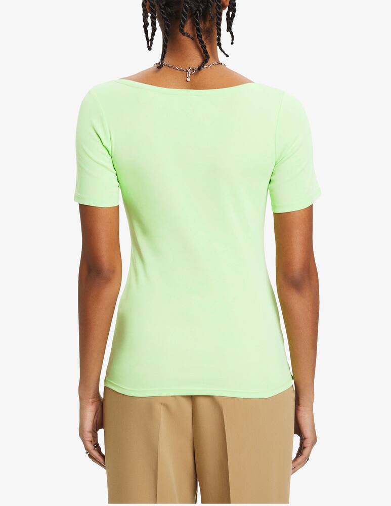 rinascente ESPRIT T-shirt con applicazione del logo - Verde