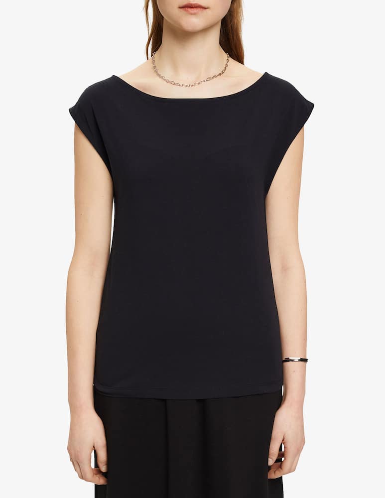 ESPRIT Sleeveless t-shirt - Black - picture 1 ESPRIT Sleeveless t-shirt - Black - picture 1