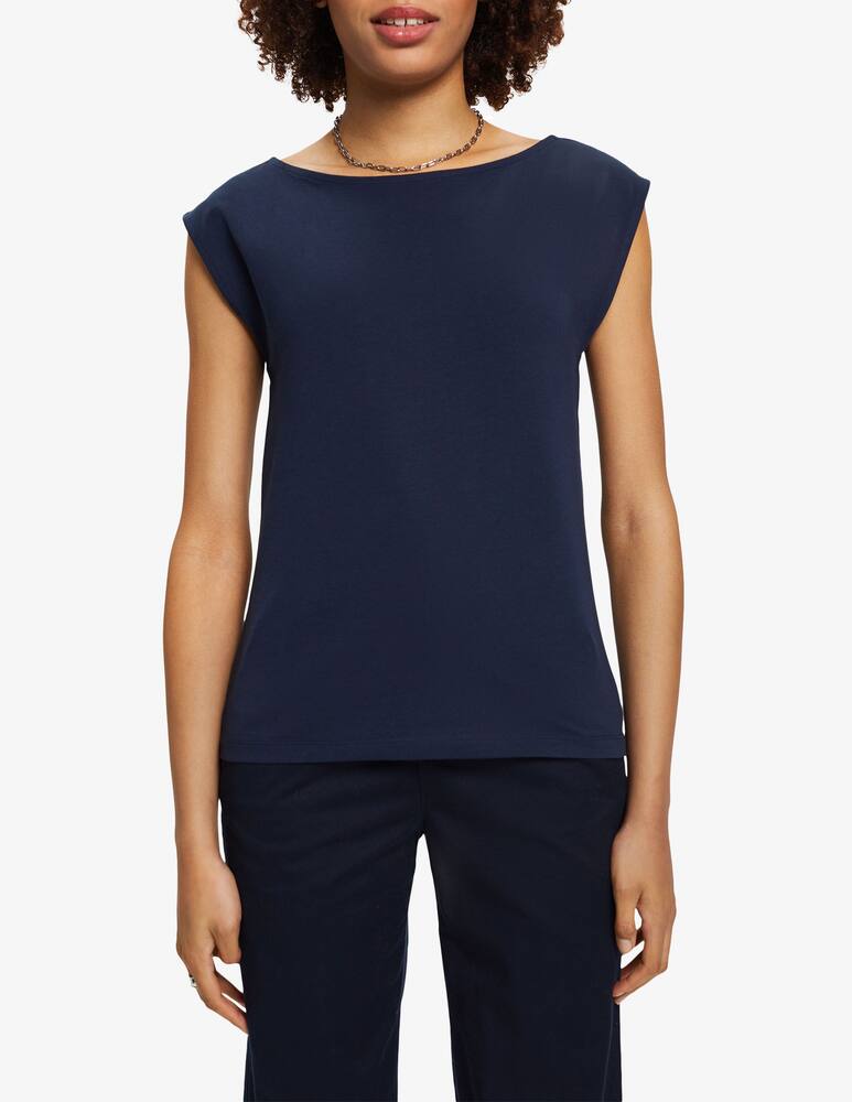 ESPRIT Sleeveless t-shirt - Blue - picture 1 ESPRIT Sleeveless t-shirt - Blue - picture 1