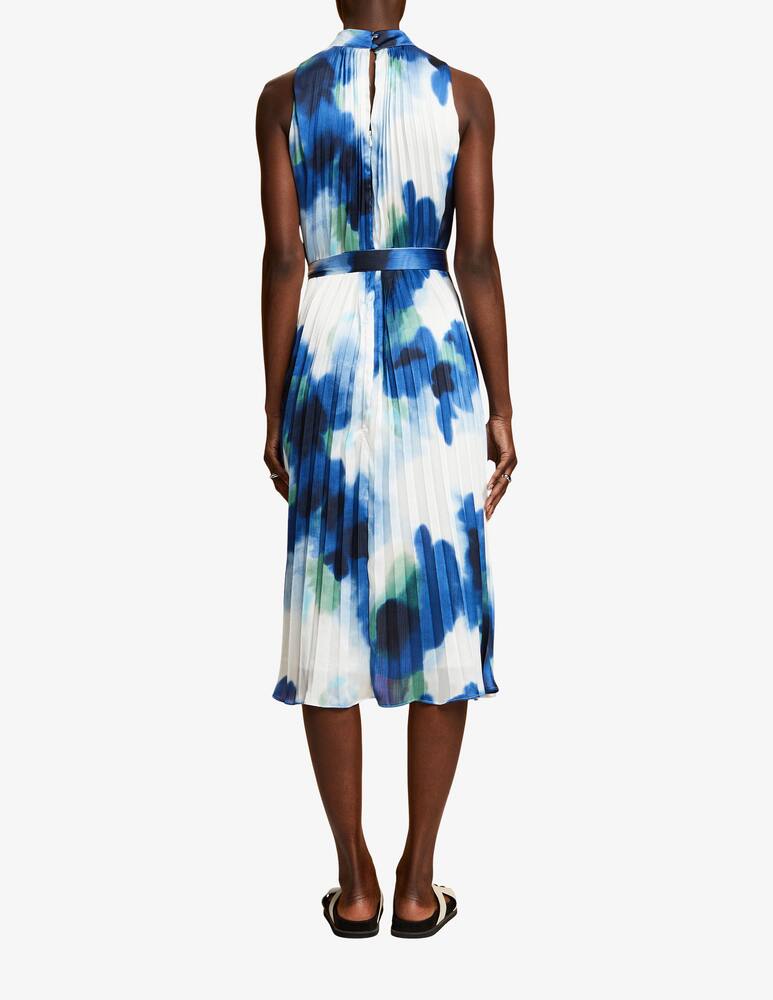 rinascente ESPRIT Abito midi effetto stropicciato con stampa allover