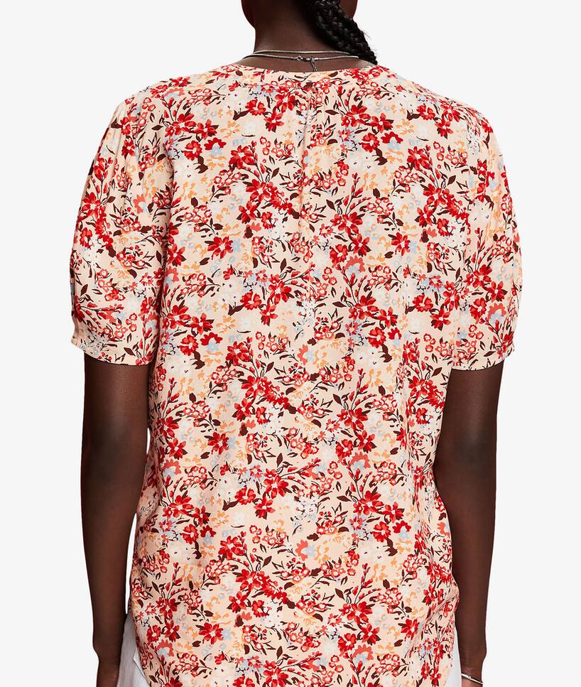 rinascente ESPRIT Camicetta floreale con scollo con spacco