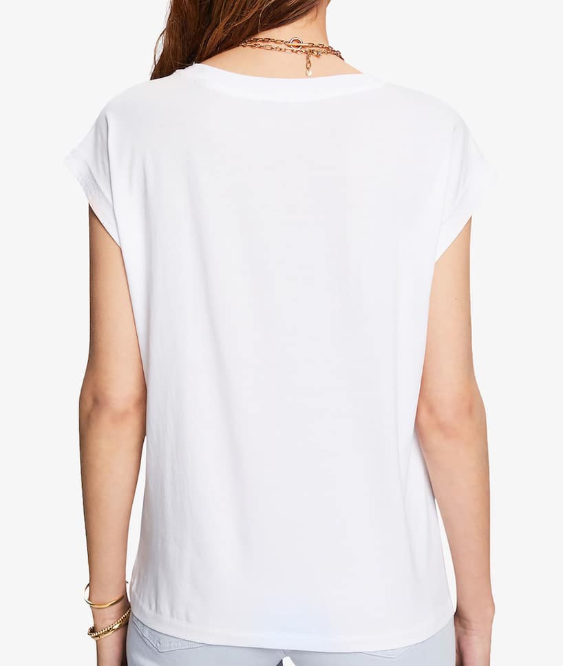 rinascente ESPRIT T-shirt dettaglio a ricamo