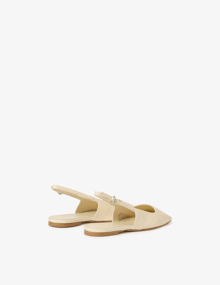 rinascente Aeyde Liya slingback nappa flats