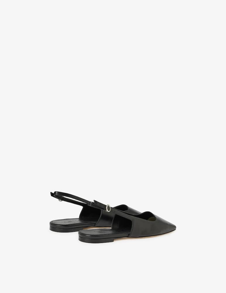 Aeyde Liya Slingback nappa flats - picture 4