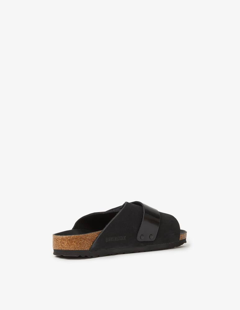 rinascente Birkenstock Kyoto nubuck leather sandals