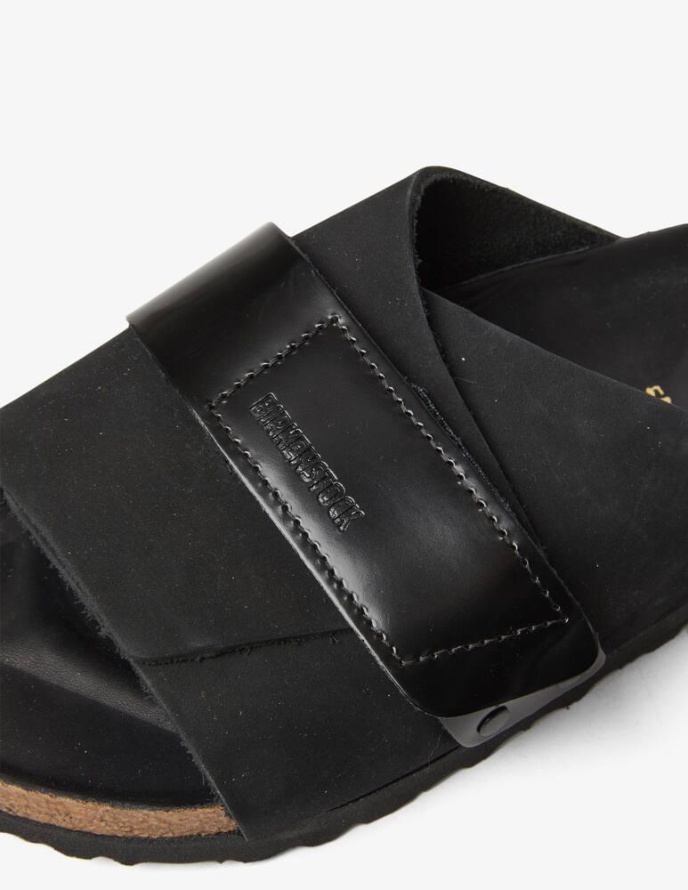 rinascente Birkenstock Kyoto nubuck leather sandals