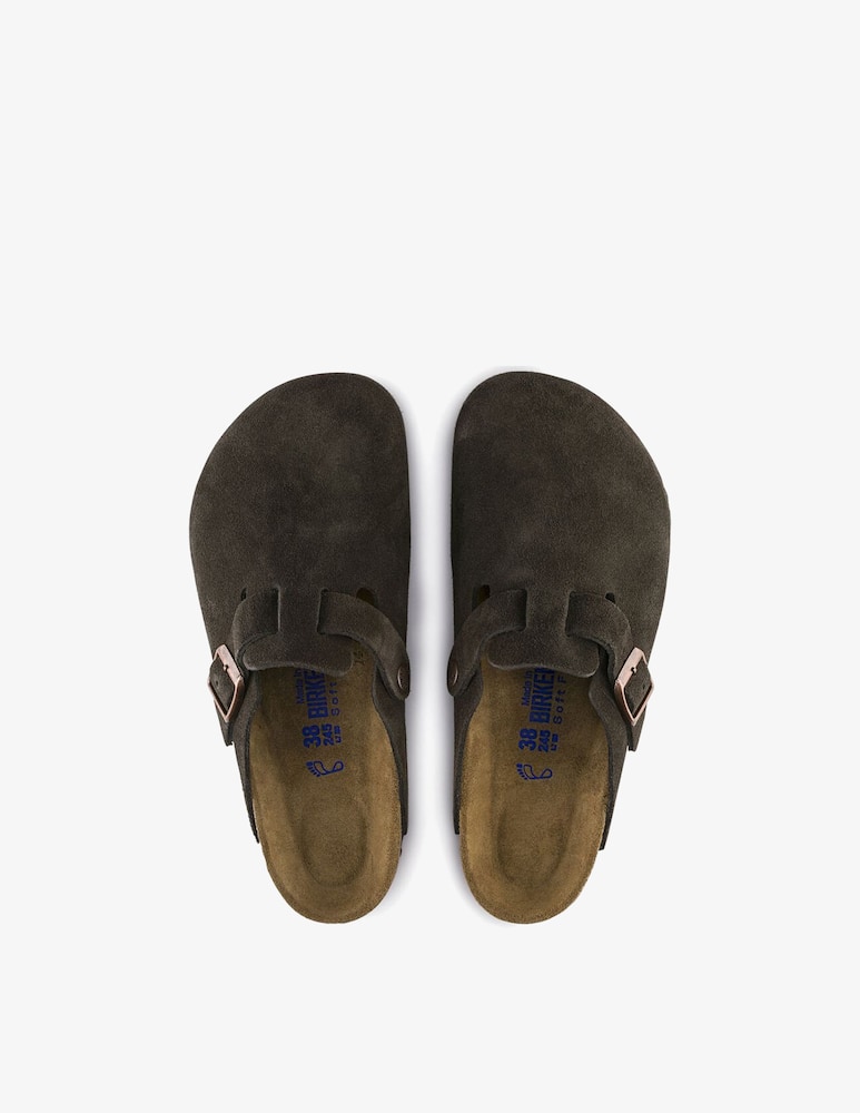 rinascente Birkenstock Sabot Boston in suede narrow fit 