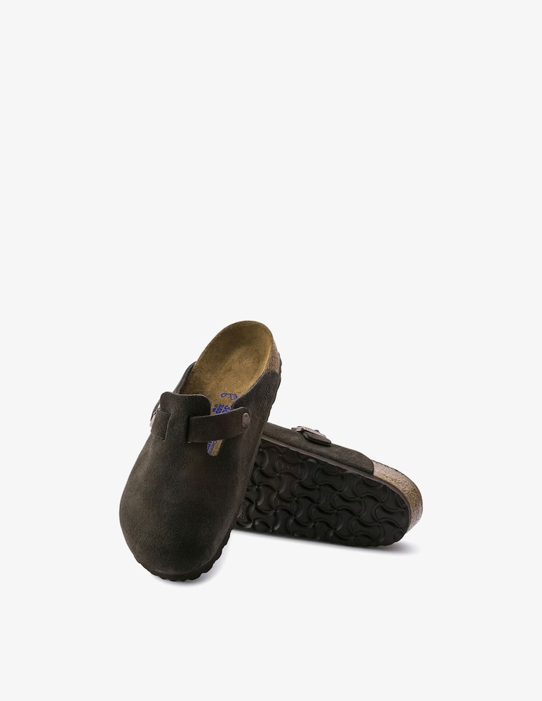rinascente Birkenstock Sabot Boston in suede narrow fit 