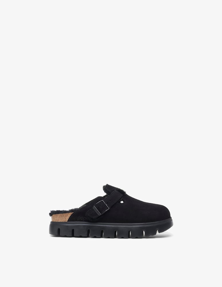Birkenstock Sabot in camoscio Boston chunky - immagine 1 Birkenstock Sabot in camoscio Boston chunky - immagine 1