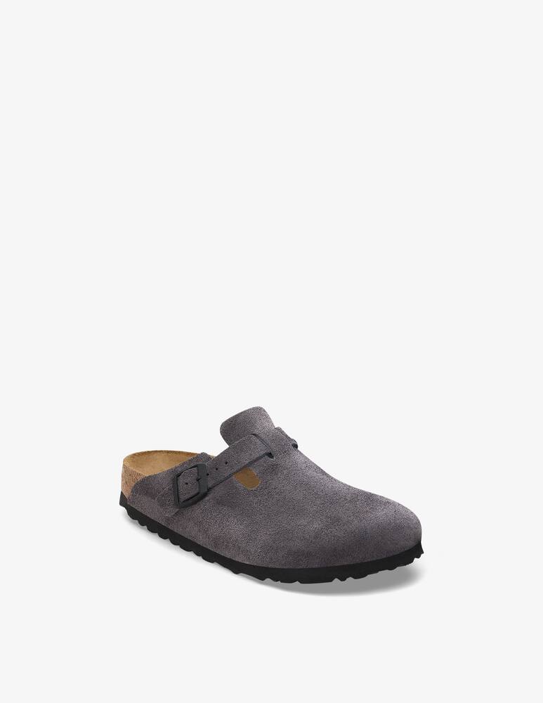 rinascente Birkenstock Boston suede sabot