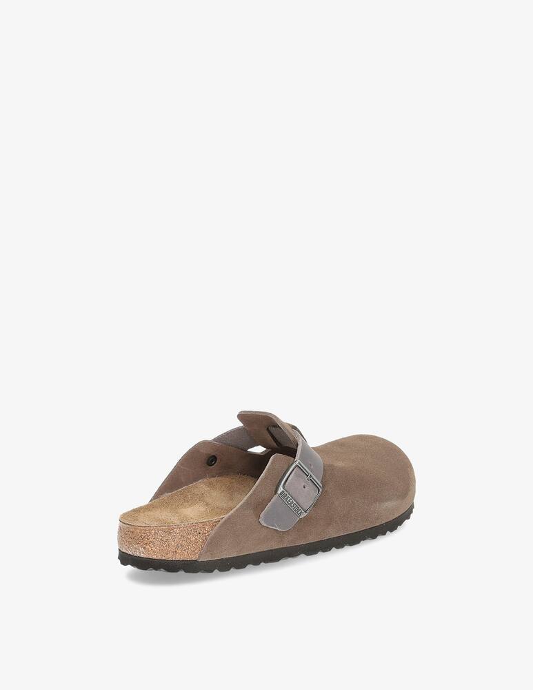 rinascente Birkenstock Boston suede sabot