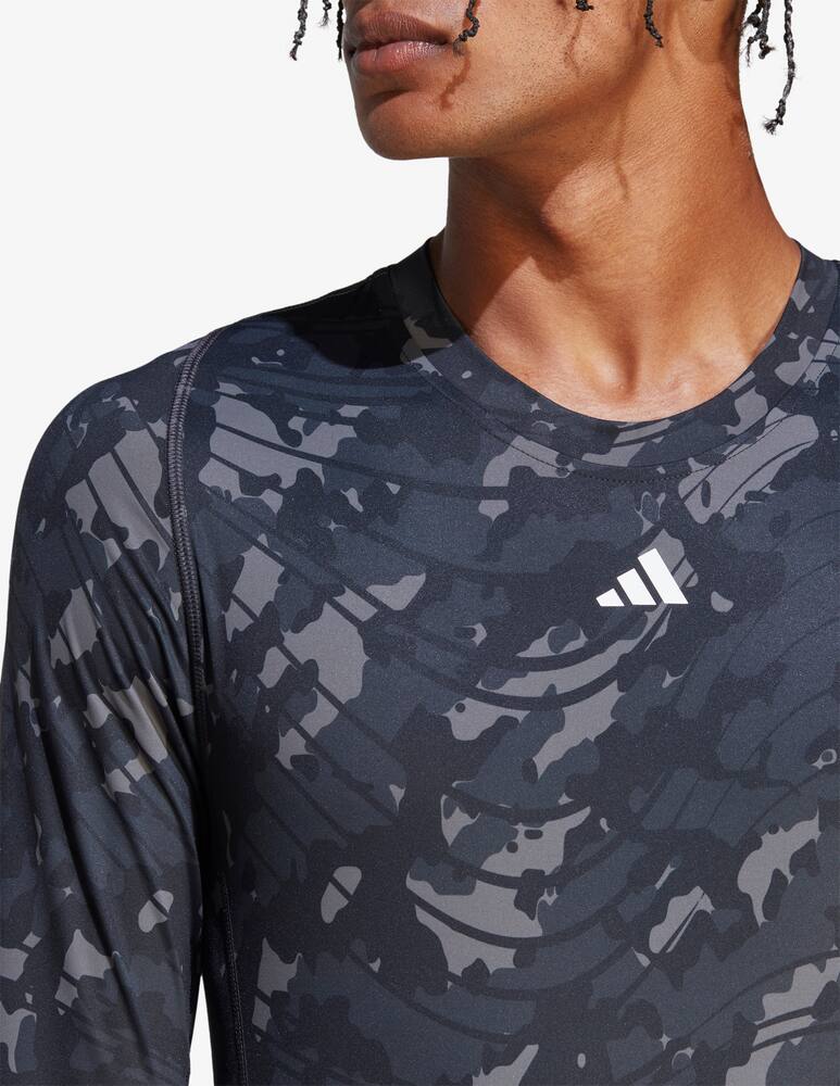 Adidas Performance Maglietta maniche lunghe tech aero camo - immagine 3 Adidas Performance Maglietta maniche lunghe tech aero camo - immagine 3