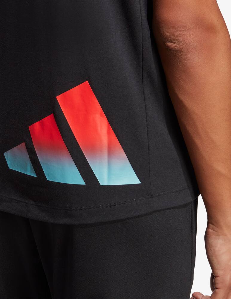 rinascente Adidas Performance Tech aero centred logo t-shirt 