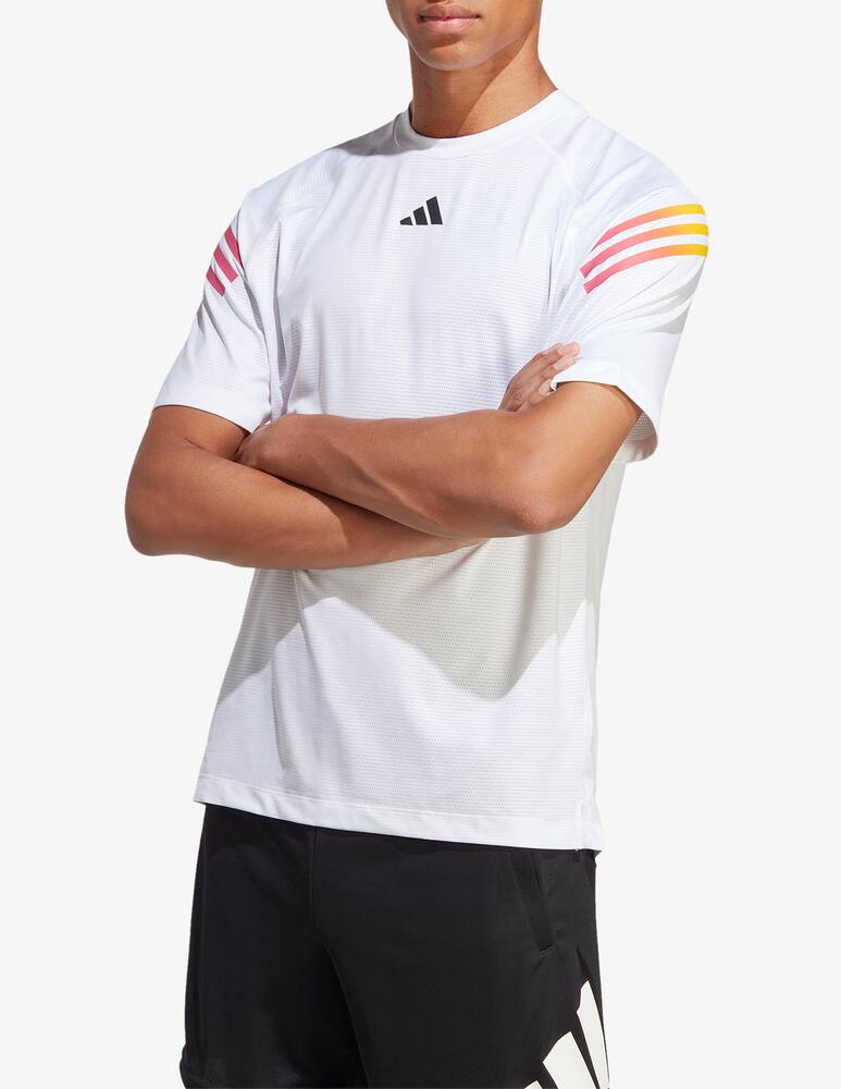rinascente Adidas Performance 3stripes tech t-shirt 