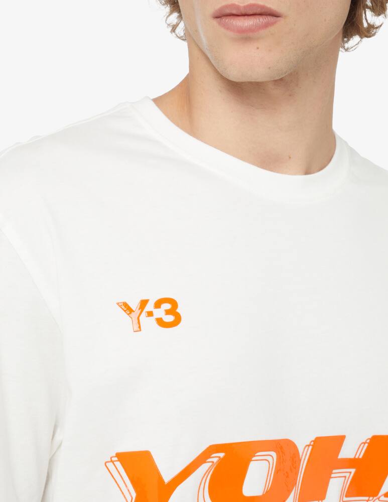 rinascente Adidas Y-3 Maglietta in cotone - Bianco