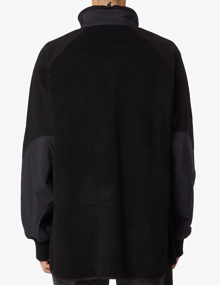 rinascente Adidas Y-3 Giacca fleece con logo - Nero