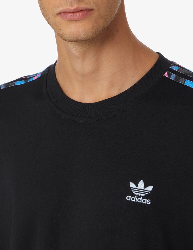 rinascente Adidas Originals Maglietta girocollo 3stripes camo - Nero