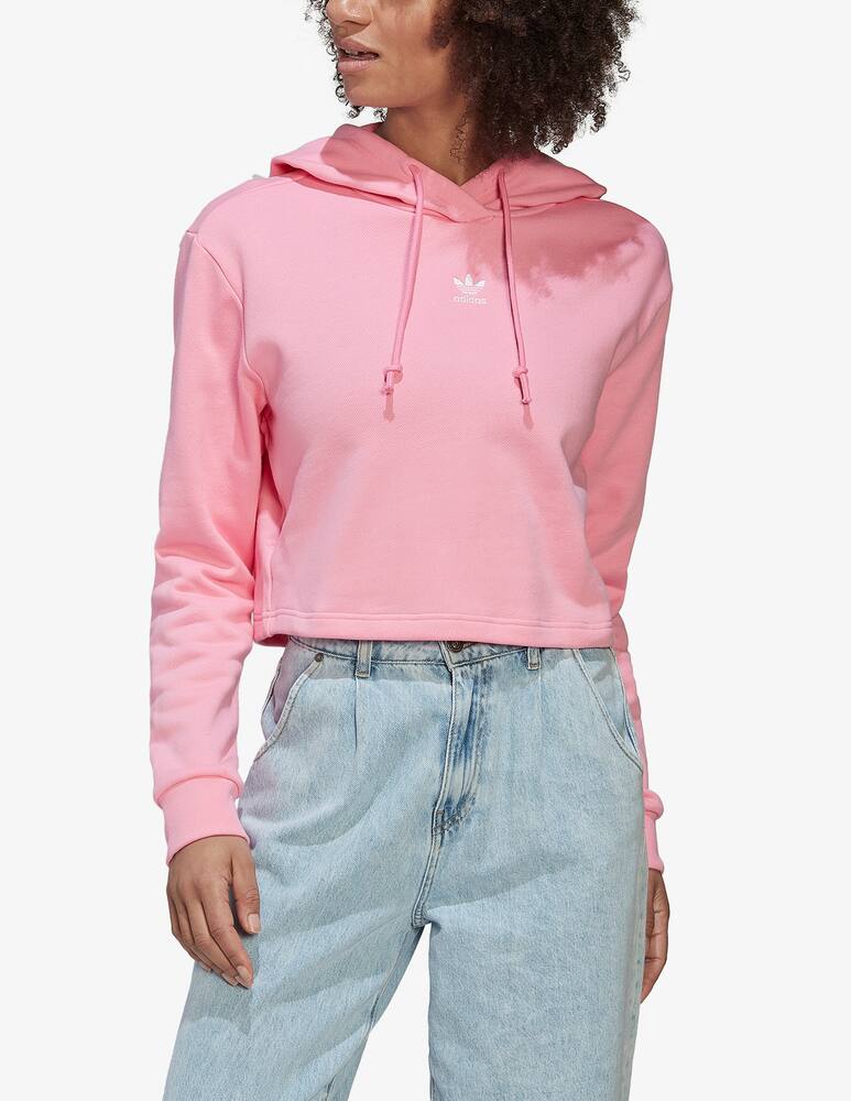 rinascente Adidas Originals Felpa sportiva con cappuccio in cotone - Rosa