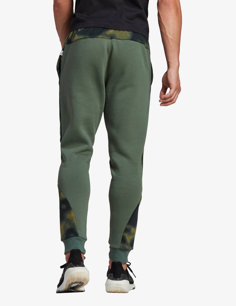 rinascente Adidas Performance Patterned pile pants - Green