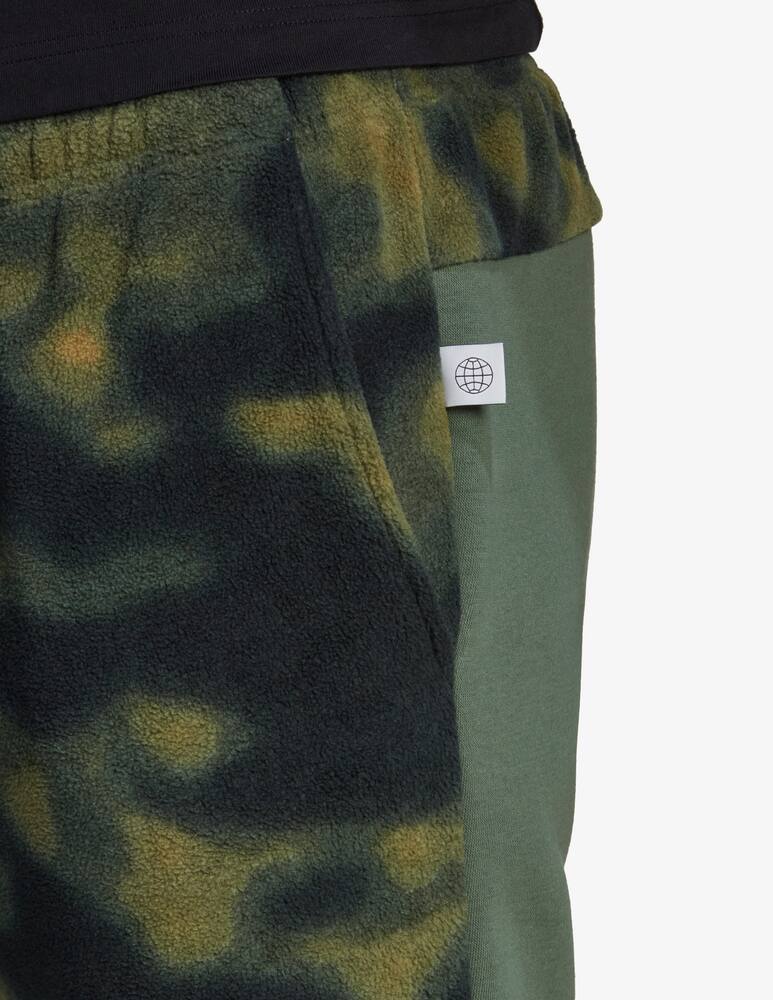 rinascente Adidas Performance Patterned pile pants - Green